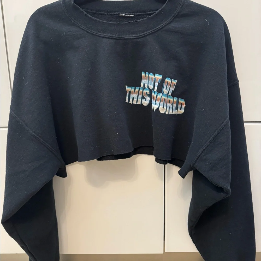 Boys Lie Not of This World Cropped Sweatshirt - Picture 1 of 2